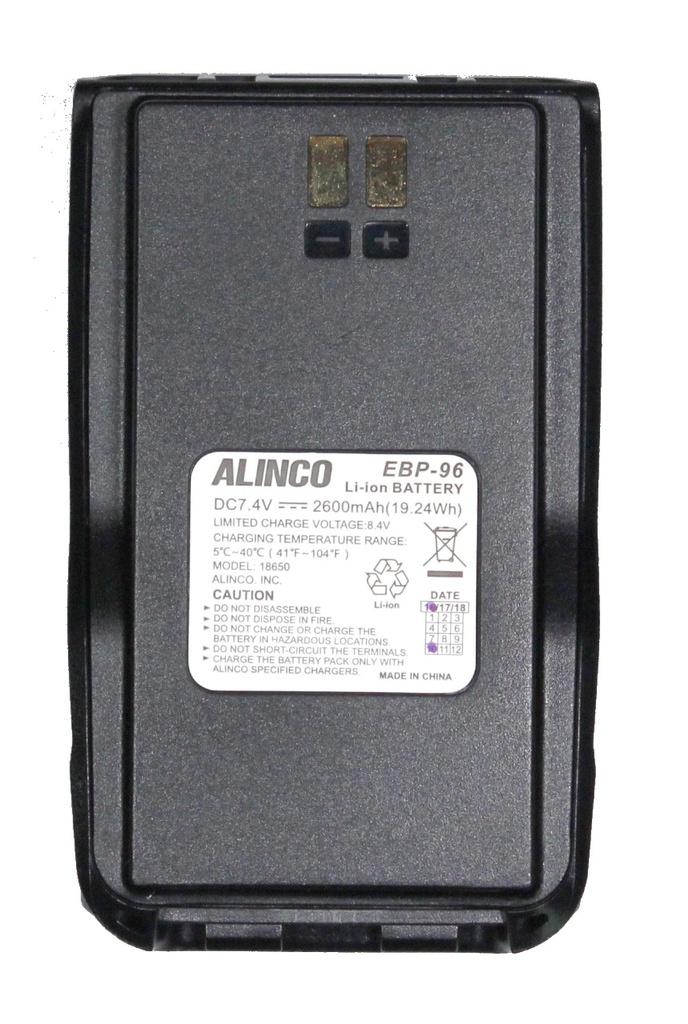 2-Pack 9.6V 1000mAh NiMH Replacement Battery For Alinco EBP-46, DJ-V5, DJ-V5TH Radios